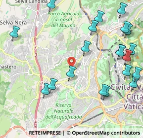 Mappa Via Cristoforo Numai, 00168 Roma RM, Italia (2.837)