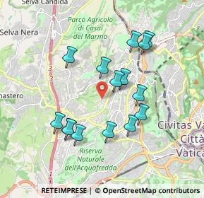 Mappa Via Cristoforo Numai, 00168 Roma RM, Italia (1.79467)