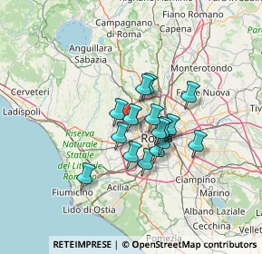 Mappa Via Cristoforo Numai, 00168 Roma RM, Italia (9.62563)