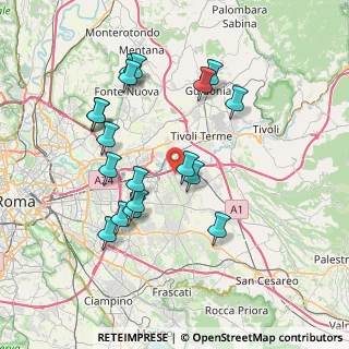 Mappa Largo Rotello, 00132 Roma RM, Italia (7.85389)