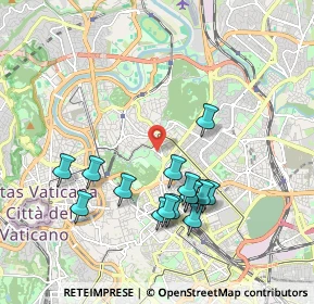 Mappa Via Saverio Mercadante, 00100 Roma RM, Italia (1.95733)