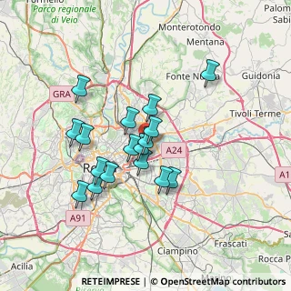 Mappa Via dell'Alabastro, 00158 Roma RM, Italia (6.20294)