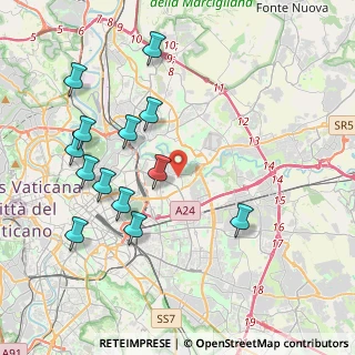 Mappa Via dell'Alabastro, 00158 Roma RM, Italia (4.56)