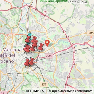 Mappa Via dell'Alabastro, 00158 Roma RM, Italia (3.96923)