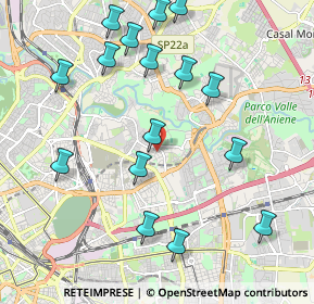 Mappa Via Silvano, 00158 Roma RM, Italia (2.3975)