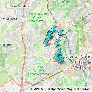 Mappa Via Girolamo ghinucci, 00168 Roma RM, Italia (1.19833)