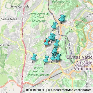Mappa Via Girolamo ghinucci, 00168 Roma RM, Italia (1.47143)