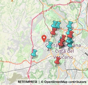 Mappa Via Girolamo ghinucci, 00168 Roma RM, Italia (3.63118)