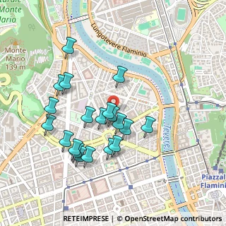 Mappa Via Antonio Cantore, 00195 Roma RM, Italia (0.4705)