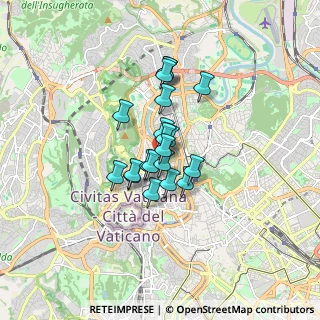 Mappa Via Antonio Cantore, 00195 Roma RM, Italia (1.13)