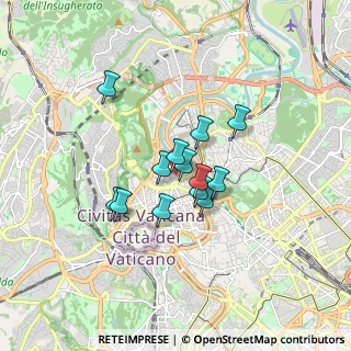 Mappa Via Antonio Cantore, 00195 Roma RM, Italia (1.21385)