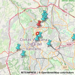 Mappa Via Monte Zebio, 00195 Roma RM, Italia (4.18455)