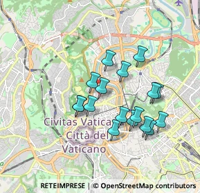 Mappa Via Vodice, 00195 Roma RM, Italia (1.62235)