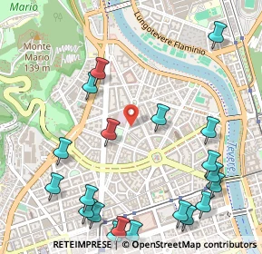 Mappa Via Vodice, 00195 Roma RM, Italia (0.7365)