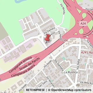Mappa Via Dameta, 50, 00155 Roma, Roma (Lazio)