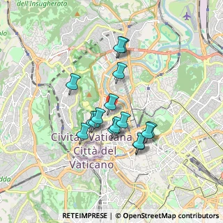 Mappa Via Col di Lana, 00195 Roma RM, Italia (1.505)