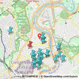 Mappa Via Col di Lana, 00195 Roma RM, Italia (1.2155)