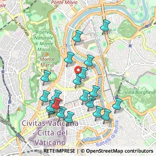 Mappa Via Col di Lana, 00195 Roma RM, Italia (1.053)