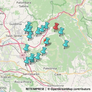 Mappa Via Giovanni Giolitti, 00010 San Gregorio Da Sassola RM, Italia (7.19235)