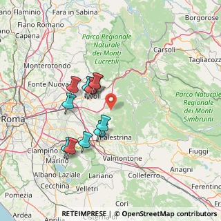 Mappa Via Giovanni Giolitti, 00010 San Gregorio Da Sassola RM, Italia (13.05455)