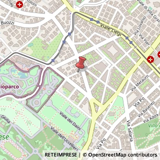 Mappa Via Nicolò Porpora, 9, 00198 Roma, Roma (Lazio)