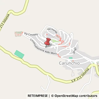 Mappa Via Piazza, 33, 66050 Carunchio, Chieti (Abruzzo)