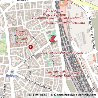 Mappa Via Apuania, 3, 00162 Roma, Roma (Lazio)