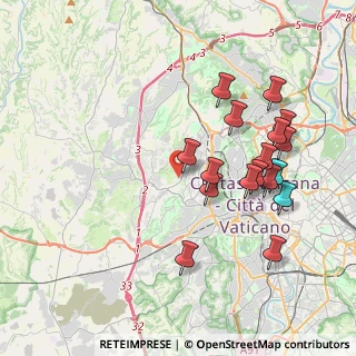 Mappa Via Decio Azzolino, 00168 Roma RM, Italia (4.17529)