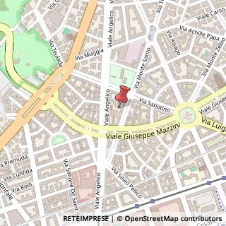 Mappa Via Monte Santo, 25, 00195 Roma, Roma (Lazio)