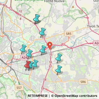 Mappa Via Fillide, 00155 Roma RM, Italia (4.44636)