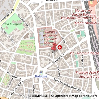 Mappa Via Luigi Pigorini,  17, 00162 Roma, Roma (Lazio)