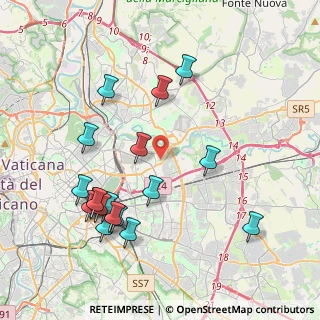 Mappa Viale Giuseppe Stefanini, 00158 Roma RM, Italia (4.59167)