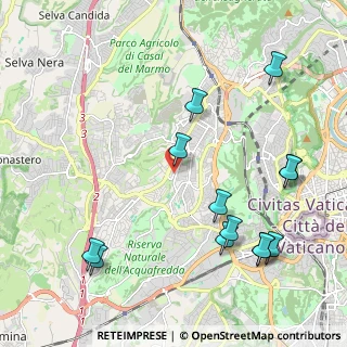 Mappa Via Benedetto Aloisi Masella, 00168 Roma RM, Italia (2.64692)