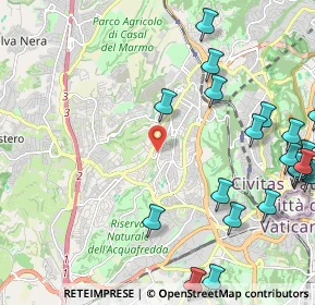 Mappa Via Benedetto Aloisi Masella, 00168 Roma RM, Italia (3.061)