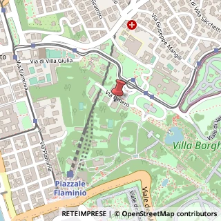 Mappa Via Omero, 8, 00196 Roma, Roma (Lazio)