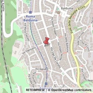 Mappa Via Romeo Rodriguez Pereira, 142, 00136 Roma, Roma (Lazio)