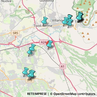 Mappa Via Roccafluvione, 00132 Roma RM, Italia (5.87579)