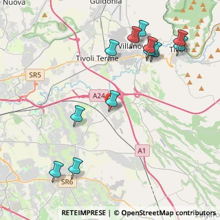 Mappa Via Roccafluvione, 00132 Roma RM, Italia (5.25583)
