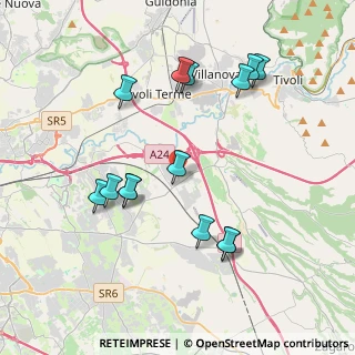 Mappa Via Roccafluvione, 00132 Roma RM, Italia (4.22429)