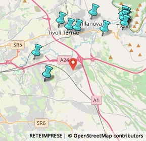 Mappa Via Roccafluvione, 00132 Roma RM, Italia (5.90867)