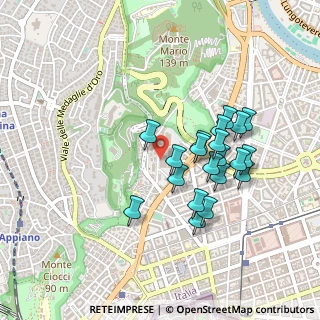 Mappa Via Antonio Varisco, 00136 Roma RM, Italia (0.4275)