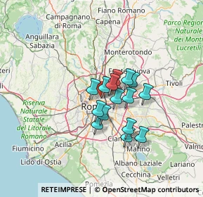 Mappa Via Antonio Bosio, 00161 Roma RM, Italia (9.16467)