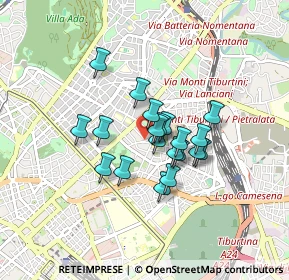 Mappa Via Giovanni Battista de Rossi, 00161 Roma RM, Italia (0.6265)