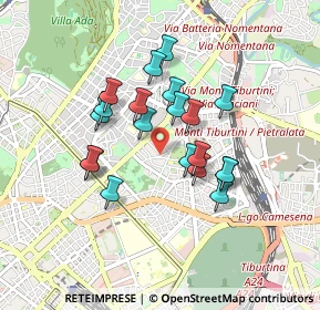 Mappa Via Giovanni Battista de Rossi, 00161 Roma RM, Italia (0.757)