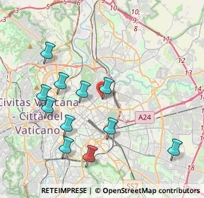 Mappa Via Giovanni Battista de Rossi, 00161 Roma RM, Italia (4.33182)