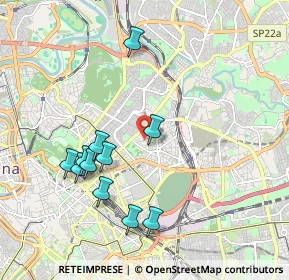 Mappa Via Giovanni Battista de Rossi, 00161 Roma RM, Italia (2.06727)