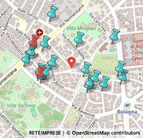 Mappa Via Giovanni Battista de Rossi, 00161 Roma RM, Italia (0.26)