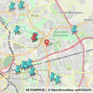 Mappa Via francesco compagna, 00155 Roma RM, Italia (3.25)