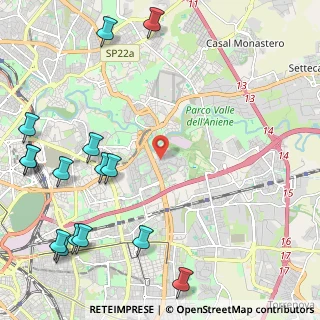 Mappa Via francesco compagna, 00155 Roma RM, Italia (3.318)