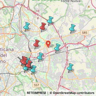Mappa Via francesco compagna, 00155 Roma RM, Italia (4.935)